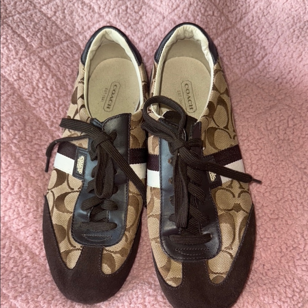 Coach Brown Signature Sneakers